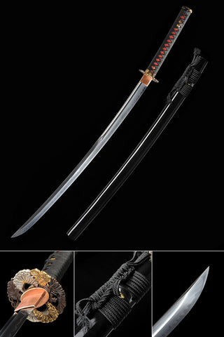Samurai Katana Fully Hand Forged Clay Tempered Blade Unokubi-Zukuri Katana
